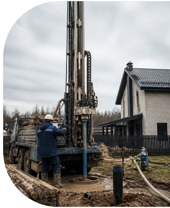 Бурение скважин на воду под ключ в Сарове от 124980 р. | АПаруса-Сро
