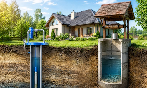 Автономное водоснабжение загородного дома Саров: скважина или колодец 